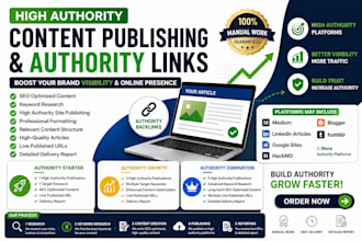 publish content on high authority sites quickly