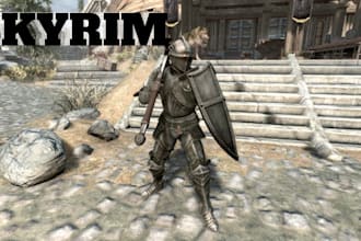 mod skyrim character assets armor npcs weapons quest mods follower and gear