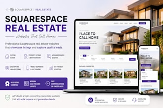 setup a squarespace real estate site with property listings and idx integration
