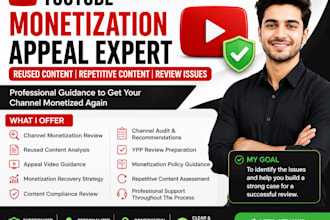 fix youtube reused content rejection appeal video monetization recovery expert