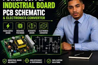 design power supply industrial board pcb schematic and electronics converter