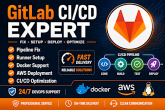fix gitlab ci cd pipeline errors and runner issues