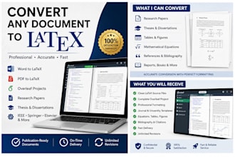 convert anything into a professional latex