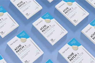 design luxury skincare product package and skincare product label for you