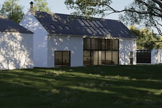 render 3d architectural design, 2d floor plan, 3d floor plan