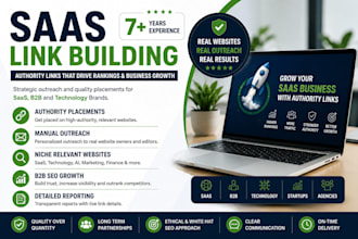 build authority links for saas and business websites