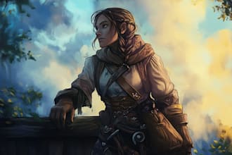 draw any character you want of fantasy