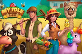 create custom idle farming simulator game with monetization