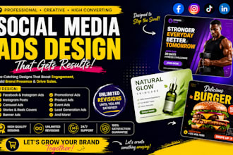 design instagram post facebook ads video editing digital marketing social media