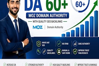 increase moz domain authority da with quality SEO
