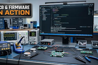 develop smart electronic products with pcb and firmware design