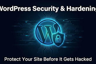 harden and secure your wordpress website