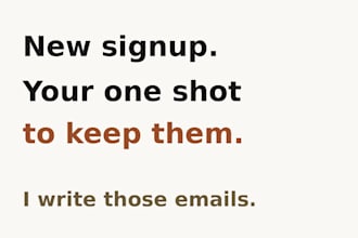 write saas welcome emails that turn signups into users