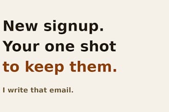 write saas welcome emails that turn signups into users