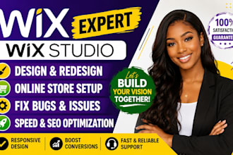 fix wix website studio design redesign wix online store fix wix bug issue