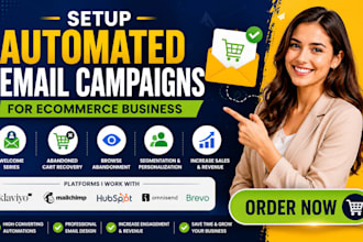 setup automated email campaigns for ecommerce business