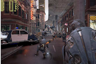 develop unreal engine game in vr xr ar in 3d 2d with multiplayer functions