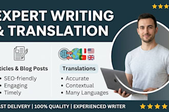 be your expert article writer
