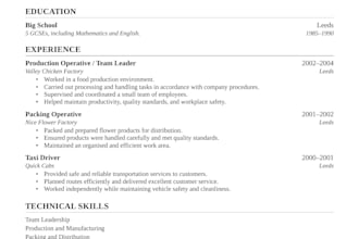 write a professional resume and cover letter