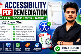 complex documents convert to accessibility PDF remediation