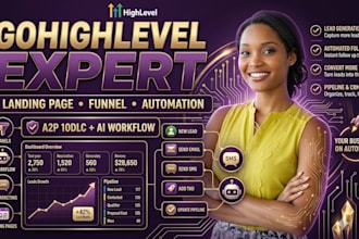 be your go high level expert go high level