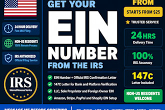 get ein number tax id from irs for llc and non US residents fast