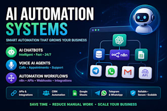 build ai automation systems with chatbots and voice agents