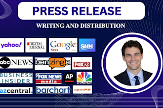 write and distribute press release music PR distribution social media marketing