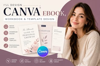 design canva ebook, canva ebook formatting, canva workbook canva template design