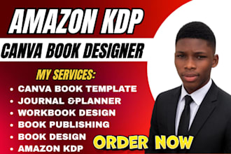 design format amazon kdp book publishing canva book design workbook for digital