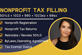 1023 non profit registration, reinstate 501c3 tax exempt form 990, 990ez bylaw