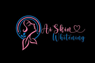 design extraordinary skin whitening business logo