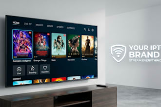 create a branded iptv app with custom logo and white label iptv branding
