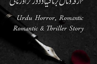 a 100 percent original horror, romantic urdu story and novel
