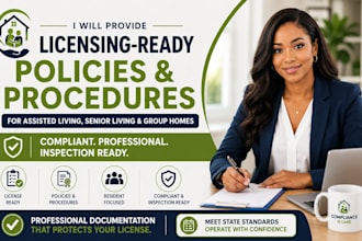 licensing ready policies for assisted living, senior living, and group homes