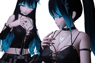 create realistic nsfw 3d characters and metahuman avatars for ue5 or unity
