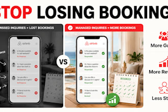 be your airbnb virtual assistant, airbnb bookings manager expand monthly revenue