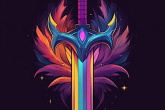 unique and detailed fantasy logo