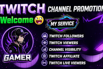 promote your twitch channel and increase live viewers
