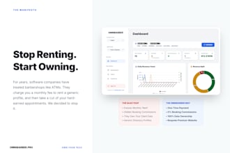 create a barbershop website with booking system
