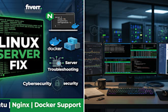 fix linux server issues ubuntu centos docker and nginx