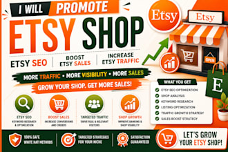 promote etsy shop, etsy SEO, boost etsy sales, increase etsy traffic