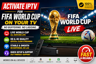 activate m3u playlist for FIFA world cup with no buffering and lagging