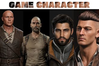 do 3d character modeling unreal engine 5 game character avatar 3d stylized model