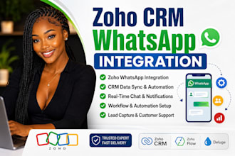 integrate whatsapp with zoho CRM automation workflows