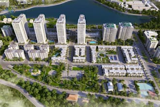 transform 3d real estate residential masterplan urban planning site plan render