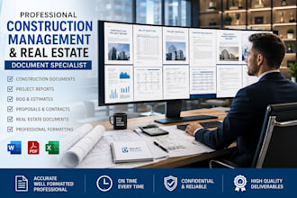 professionally format construction management and real estate documents