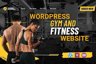 create gym website for your gym