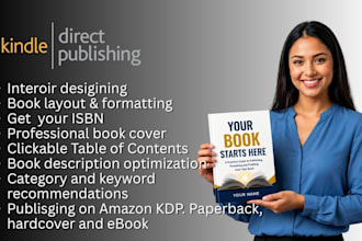 format and publish your book on amazon KDP