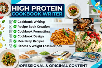 design cookbook, cookbook design, recipe book, cookbook formatting and meal plan
